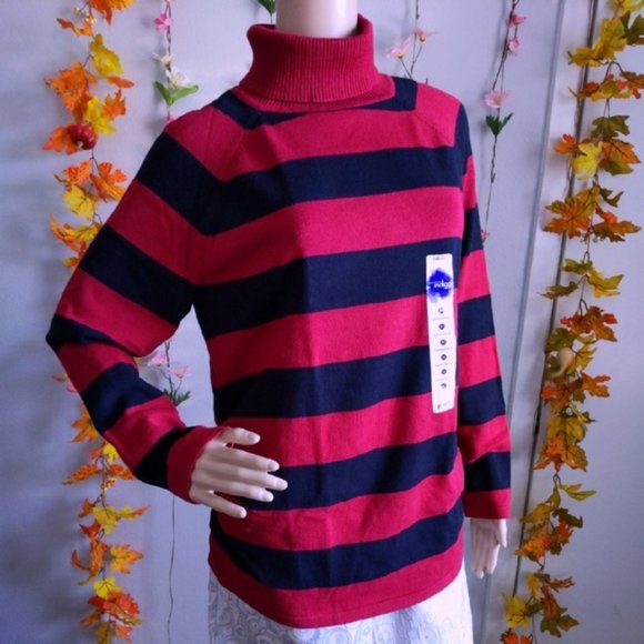 NWT TURTLE NECK SWEATER INDIGO - Picture 7 of 8
